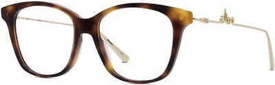 Dior DiorSignatureO BI Eyeglasses Color 2200 Shiny Honey Havana Size 52MM