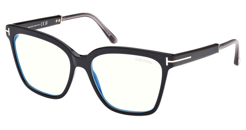 Tom Ford FT5892-B 001 Eyeglasses Shiny Black 56mm