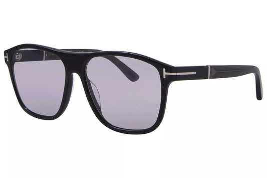 Tom Ford Women Sunglasses FT1081 Frances 01A 58 Shiny Black Sunglasses 58mm