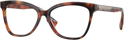 BURBERRY Eyeglasses BE 2364 F Asian fit 3316 Light Havana 54mm