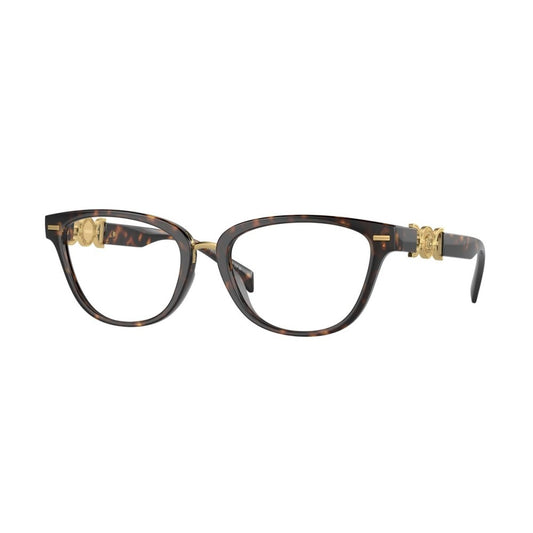 Versace 0VE3336U 108 Full Rim Havana Cat Eye 54mm