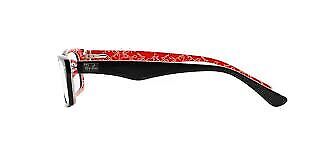 Ray-Ban Rx5206 Rectangular Prescription Eyeglass Frames 52mm
