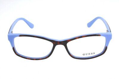 NEW Guess GU2616-092 Blue Havana Eyeglasses 53mm